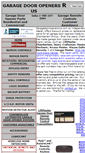 Mobile Screenshot of garagedooropenersrus.com